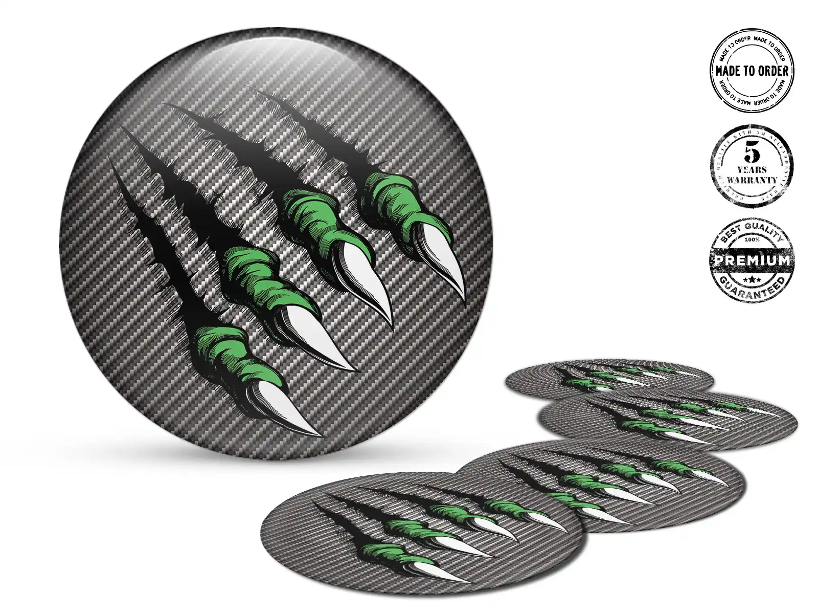 Epoxy Dome Sticker Logo Harzfelgen-Aufkleber